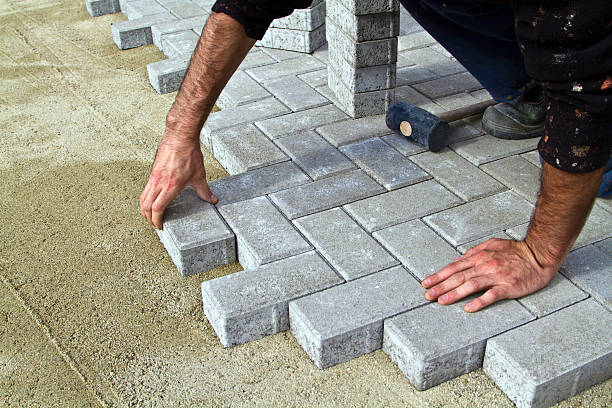 Residential Paver Driveway in Basin, WY